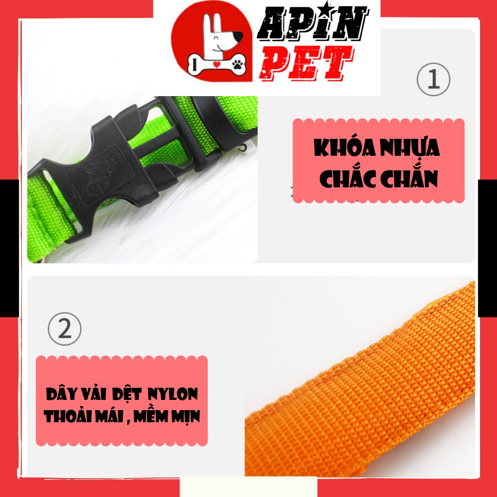 Vòng Cổ Cho Chó Có Đèn Led-Shop Apin Pet