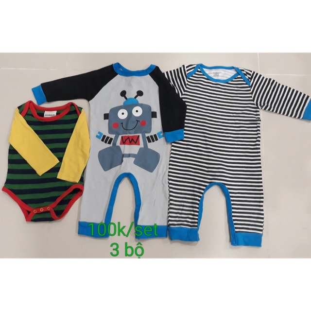 Thanh lý set 3c body cho bé trai