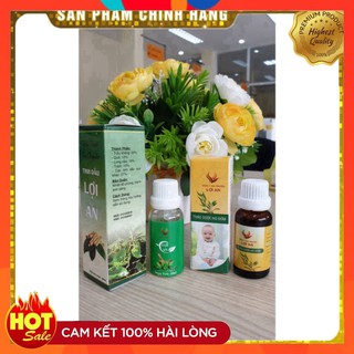 Combo tinh dầu trầu không và tinh dầu ho đờm Lợi An