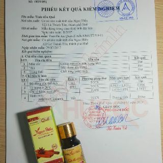Tinh dầu Quế - Ngọc Hiếu 100ml