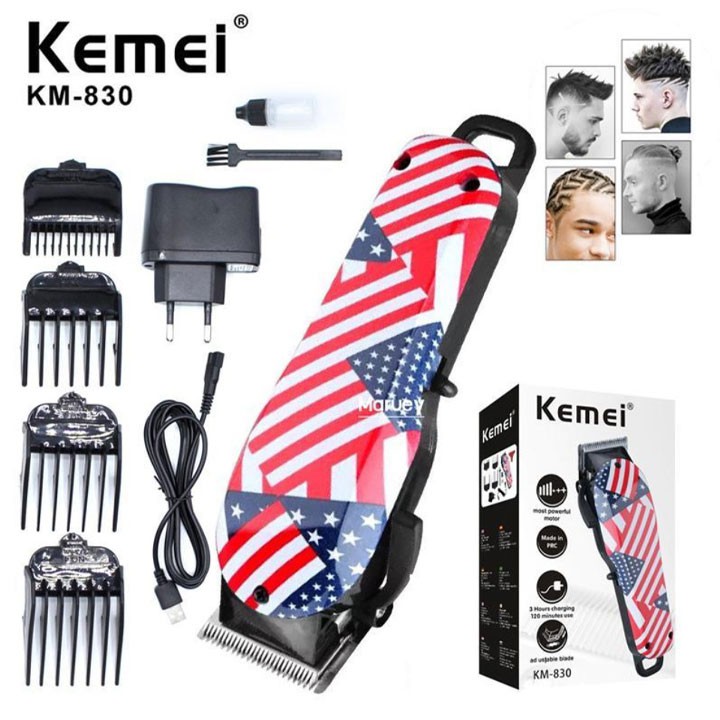 Tăng Đơ Cắt Tóc Chính Hãng Kemei Km-830 ⚡️𝐅𝐑𝐄𝐄 𝐒𝐇𝐈𝐏⚡️ Máy Cắt Tóc Chuyên Nghiệp