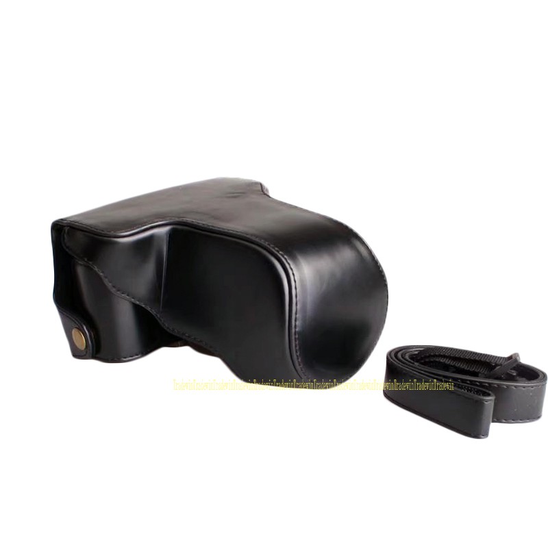 Túi Da Pu Đựng Ống Kính Máy Ảnh Fujifilm Xa10 X-a10 16-50mm