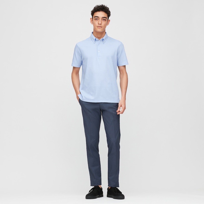 Áo phông polo nam dòng làm mát Airism của Uniqlo