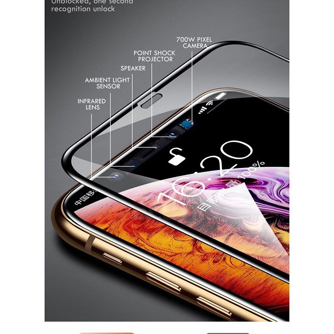 Ốp điện thoại mặt kính 20d màu tím cho iPhone 12 11 Pro Max XR XS X 8 7 6 Plus i12