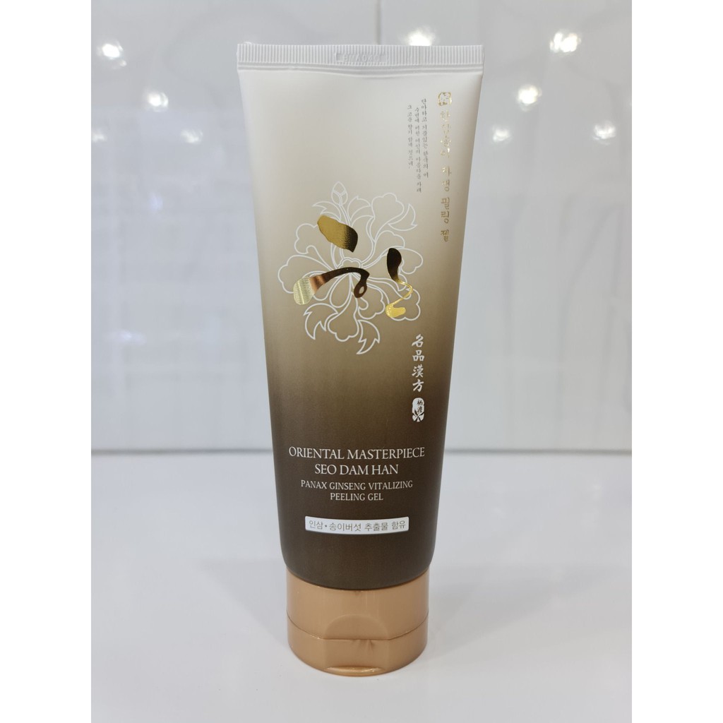 Gel Tẩy Da Chết Thảo Mộc 3W CLINIC Seo Dam Han Panax Ginseng Vitalizing Peeling Gel 180ml Hàn Quốc