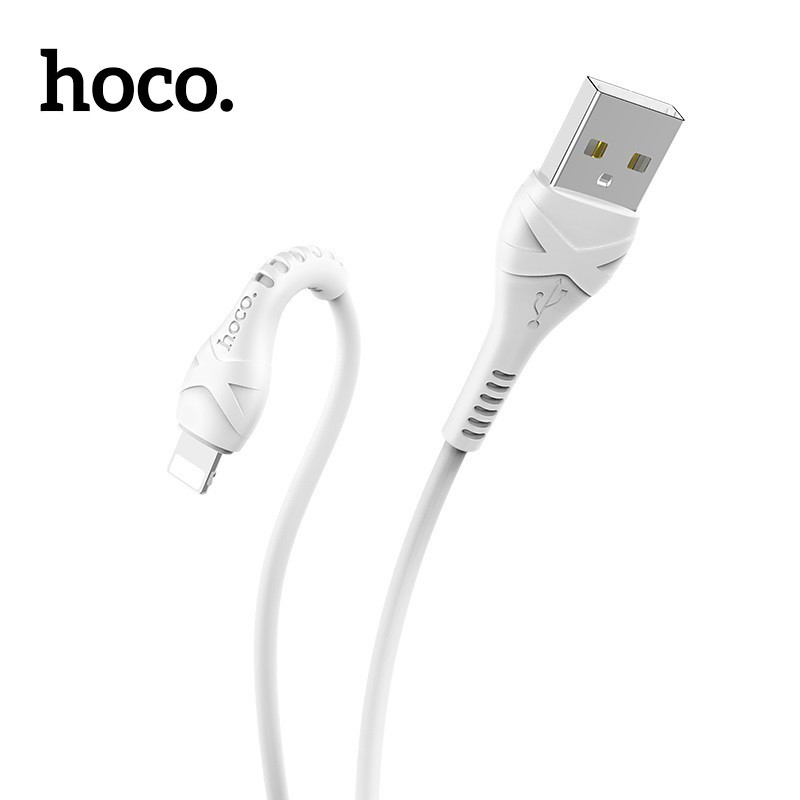 Combo cốc sạc và cáp sạc Hoco HK2 Lightning hỗ trợ sạc nhanh 3.4A cho iPhone/iPad thân cốc sạc làm từ nhựa ABS bền chắc