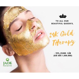 Mặt nạ vàng lá 24k