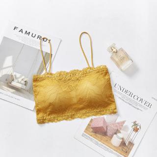 Lace Linen No String Bra