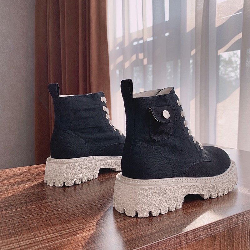 (SẴN SIZE 37 - HÀNG ORDER) Bốt ulzzang B148 đế sần 4cm túi nhỏ