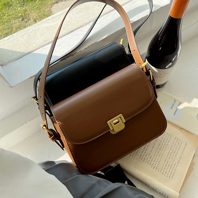 Túi đeo chéo IELGY màu nâu sang trọng thời trang cho nữ