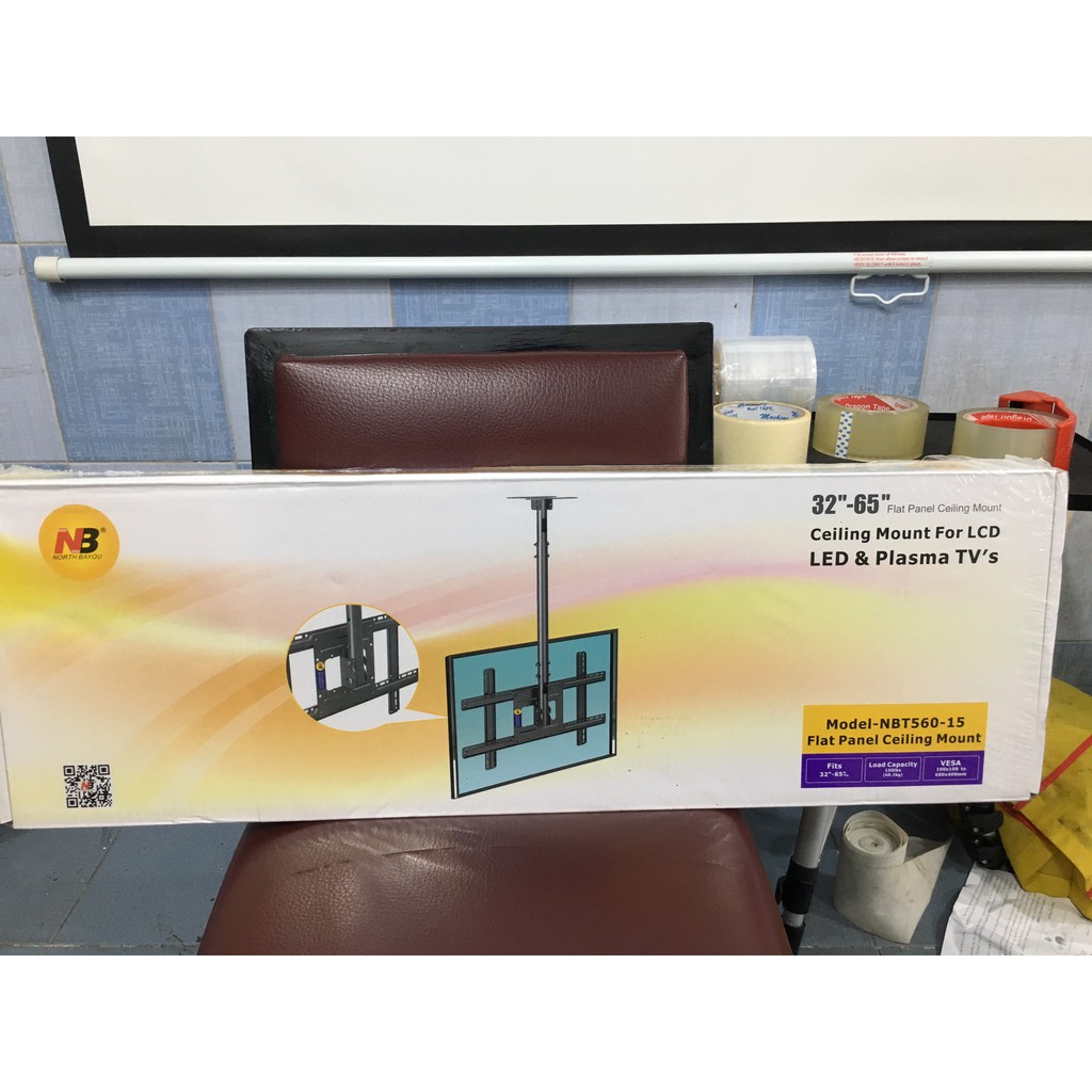 GIÁ TREO TIVI THẢ TRẦN NBT560-15 32-65 INCH hàng nhập khảu chính hãng, giá rẻ nhất