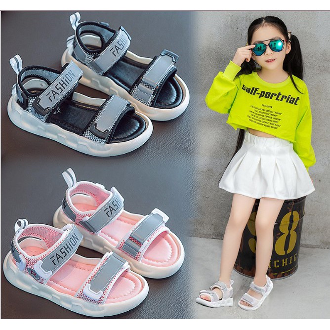Sandal bé gái sandal bé trai [Rẻ vô địch]  Dép Trẻ Em Siêu Đẹp Đi Nhẹ Êm Chân Thiết Kế Đơn Giản Phong Cách Hàn Quốc