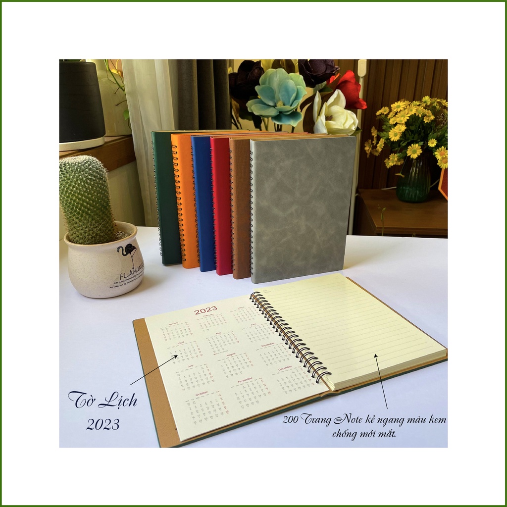 Sổ Tay Ghi Chép - Bìa Da PU Cao Cấp