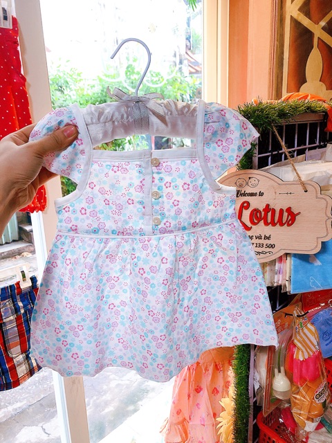 [ XUẤT XỊN ] Áo váy baby xuất dư xịn cho bé gái size 12-24m