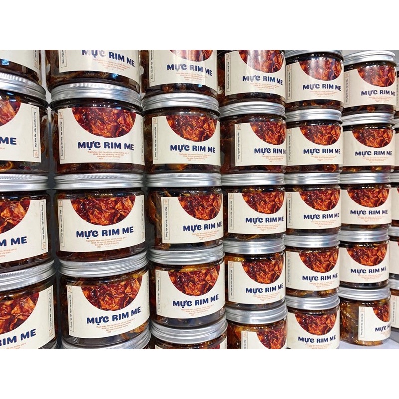Mực rim me Nha Trang chuẩn mực câu loại ngon hũ 200gram