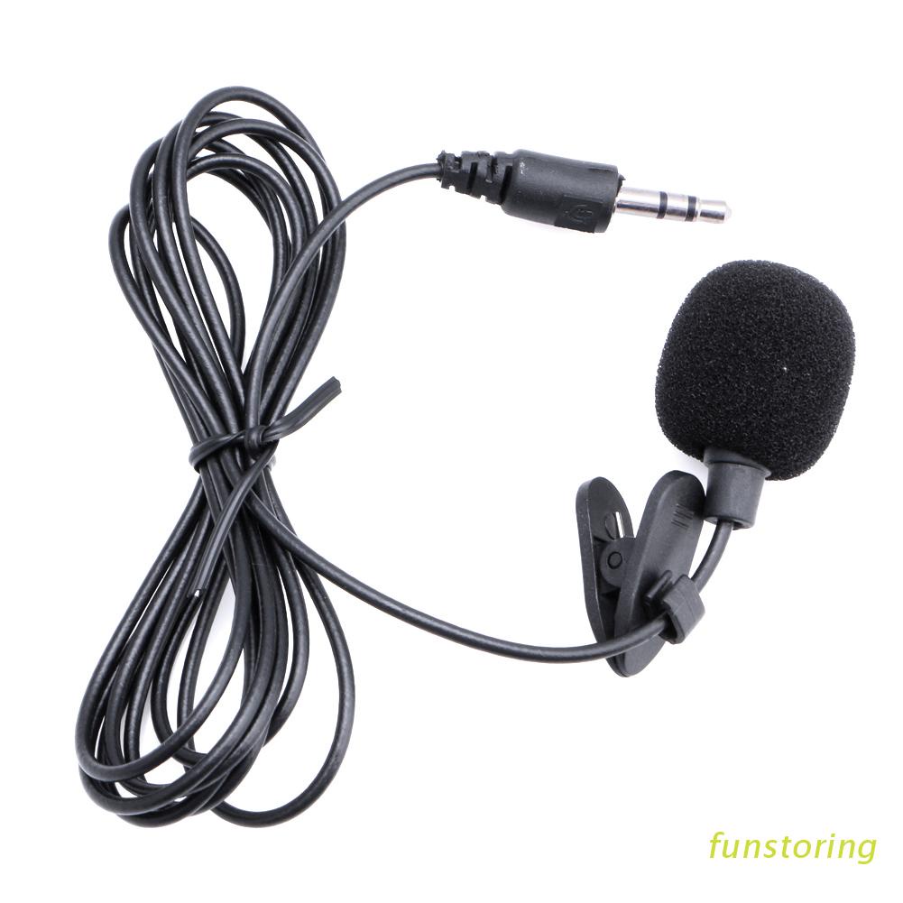 Micro có kẹp đeo cổ và chuôi cắm 3.5mm nhỏ nhắn chuyên nghiệp cho laptop / máy tính để bàn