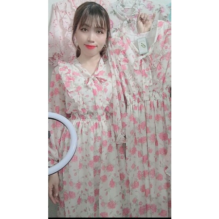đầm hoa tiểu thư