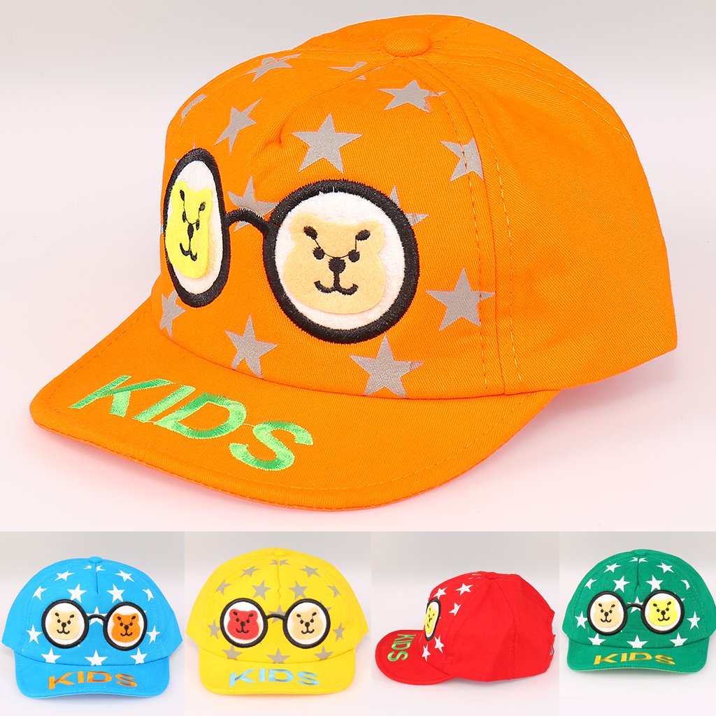 MŨ LƯỜI TRAI MỀM KÍNH CHO BÉ 6-18 THÁNG VẢI KAKI