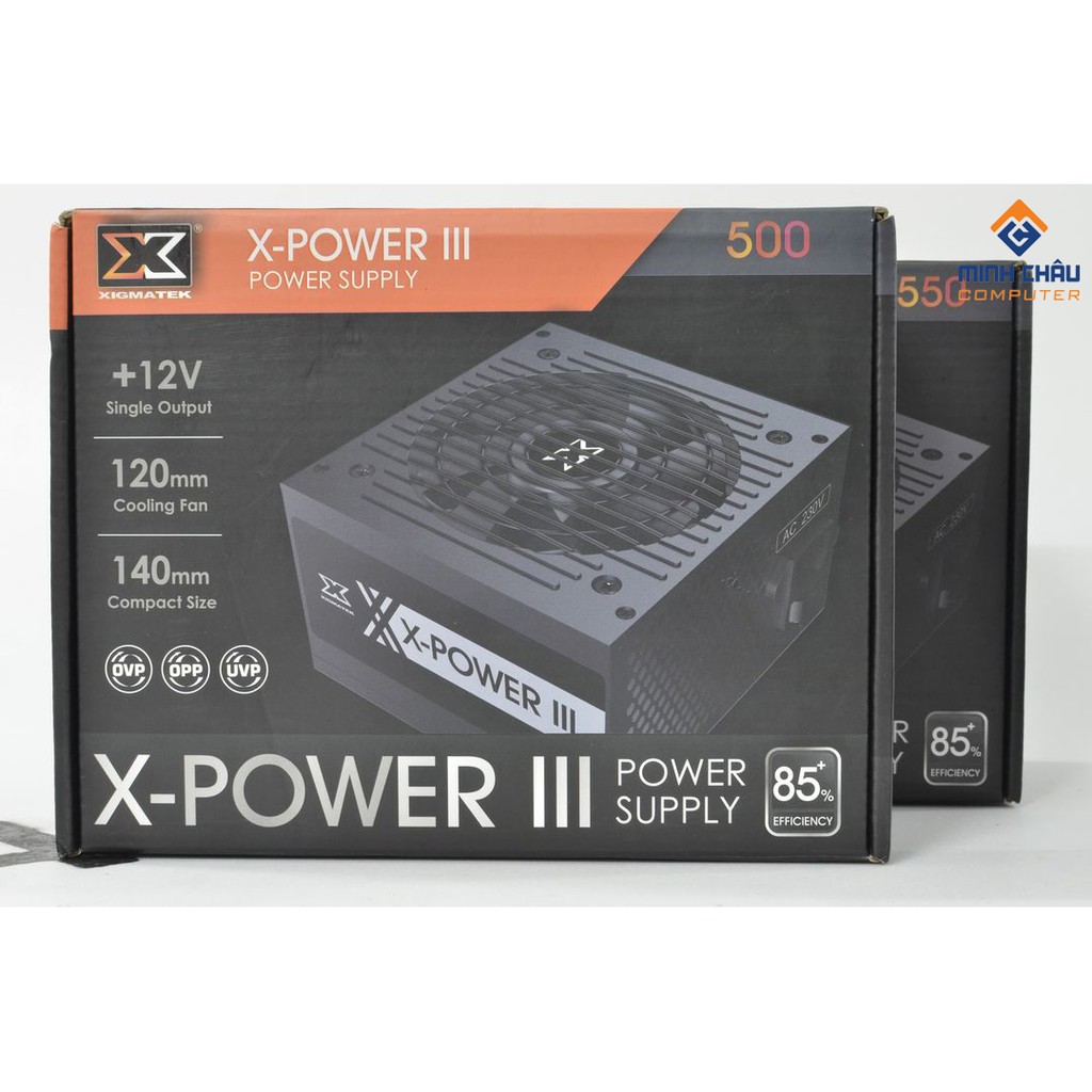Nguồn máy tính XIGMATEK X-POWER III X-500 (EN45976) 450W- Phiên bản mới 2020