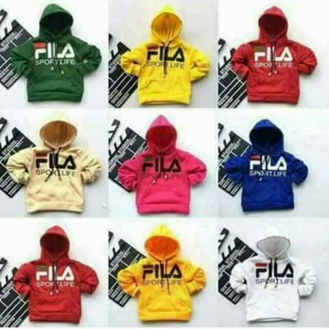 Áo nỉ fila cho bé từ 6-25kg