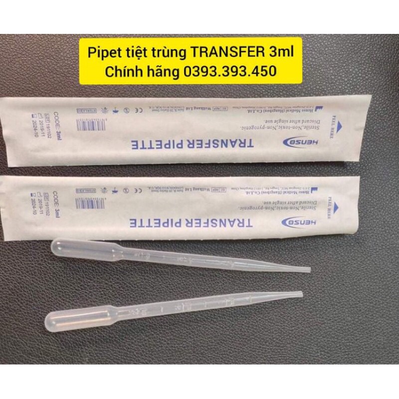 Pipet tiệt trùng TRANSFER 3ml