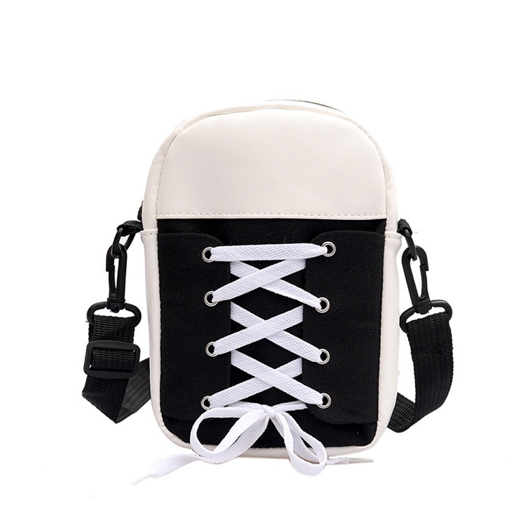Túi Đeo Vai Vải Canvas Mềm Kiểu Vintage Phong Cách Harajuku Cho Nữ Sinh
