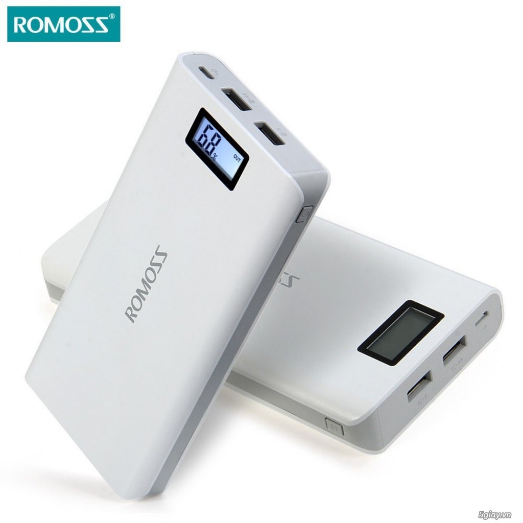 Pin Sạc Dự Phòng ROMOSS SENSE 6 PLUS 20.000mah Chính hãng