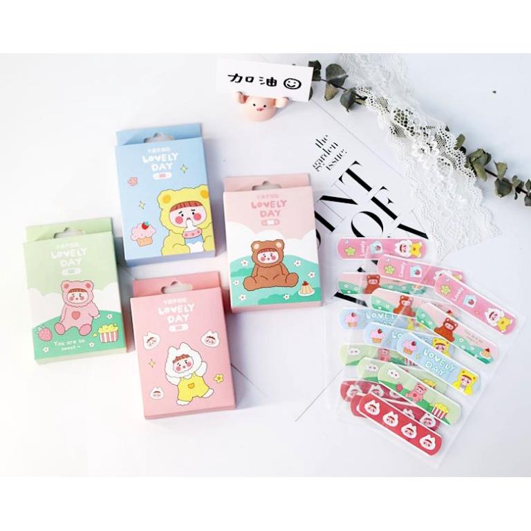 Hộp 20 cái băng cá nhân ugo dán vết thương xinh xắn
