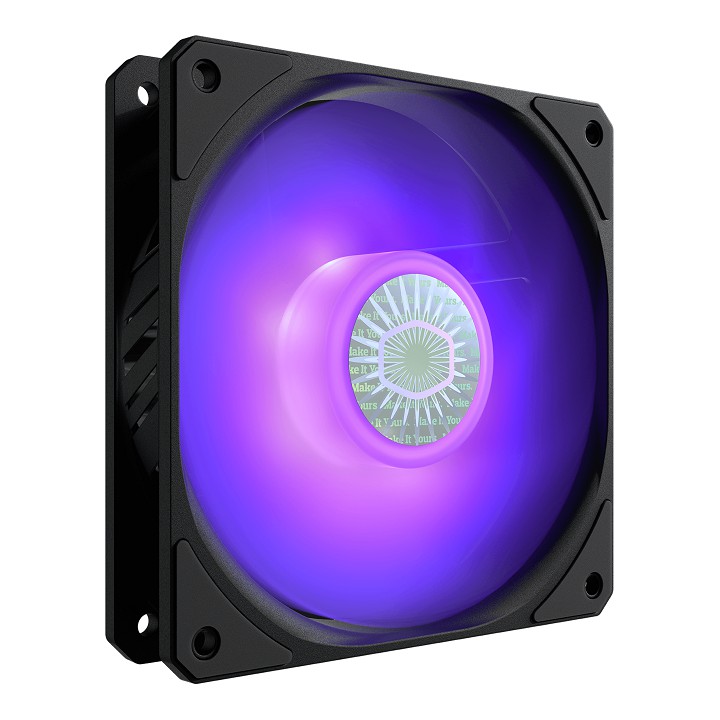 Quạt fan case 12cm Cooler Master SickleFlow 120 RGB - Sức gió tốt, quay êm, bền bỉ, hiệu ứng đèn RGB 16.7 triệu màu
