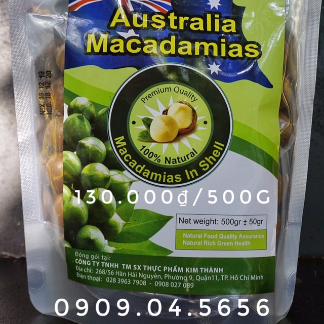 Hạt MACCA nhập Úc