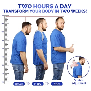 Adjustable Intelligent Posture Support Trainer Smart Posture Corrector Upper Back Brace Clavicle Support for Men and Women doosl