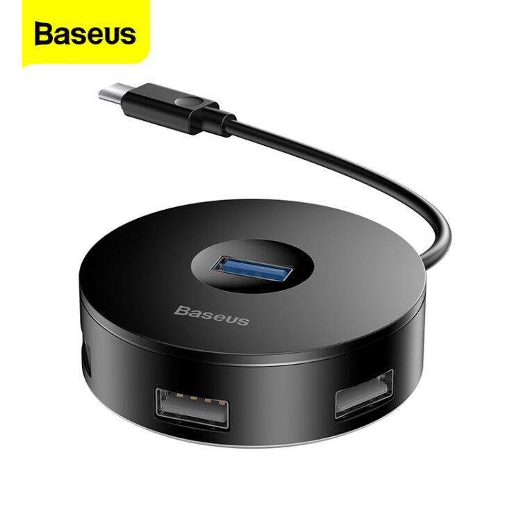 Bộ Chia Nguồn Baseus Dành Cho MacBook Micro USB Với 4 Cổng USB 3.0 Type C