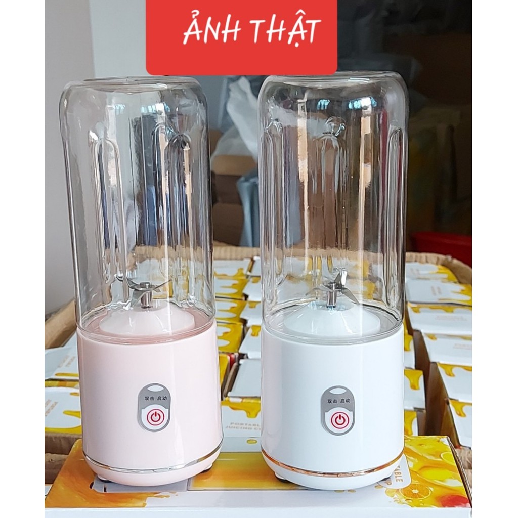 Máy Xay Sinh Tố Đa Năng Cầm Tay dao 4 lưỡi Sử dụng pin sạc - Xay cực nhanh , cao cấp, an toàn tuyệt đối