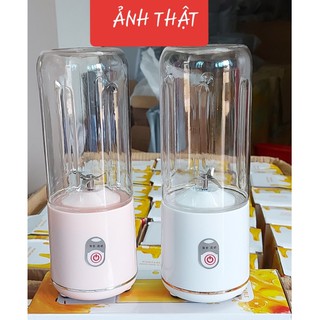 Máy Xay Sinh Tố Đa Năng Cầm Tay dao 4 lưỡi Sử dụng pin sạc - Xay cực nhanh , cao cấp, an toàn tuyệt đối