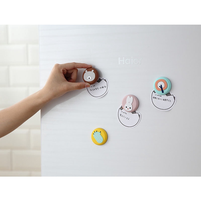 Nam châm tròn hít dán dính trang trí tủ lạnh bảng từ tủ sắt lò viba hình ngộ nghĩnh dễ thương - hickies lacing system
