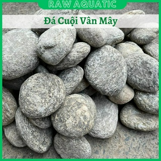 [1kg] Đá Cuội Vân Mây Trang Trí, Setup Bể Cá Cảnh, Bể Thủy Sinh