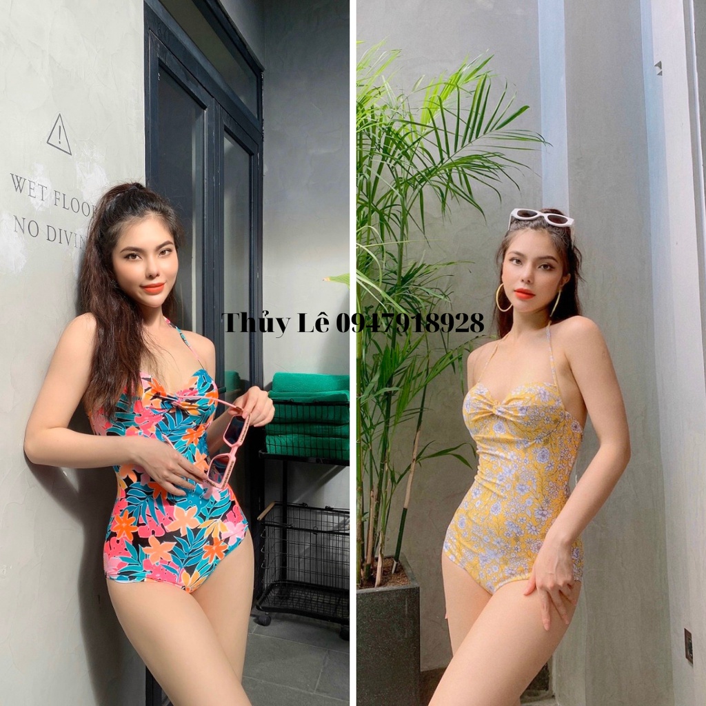 Bikini liền thân phối hoa SIÊU XINH, tôn dáng, sexy cho nữ