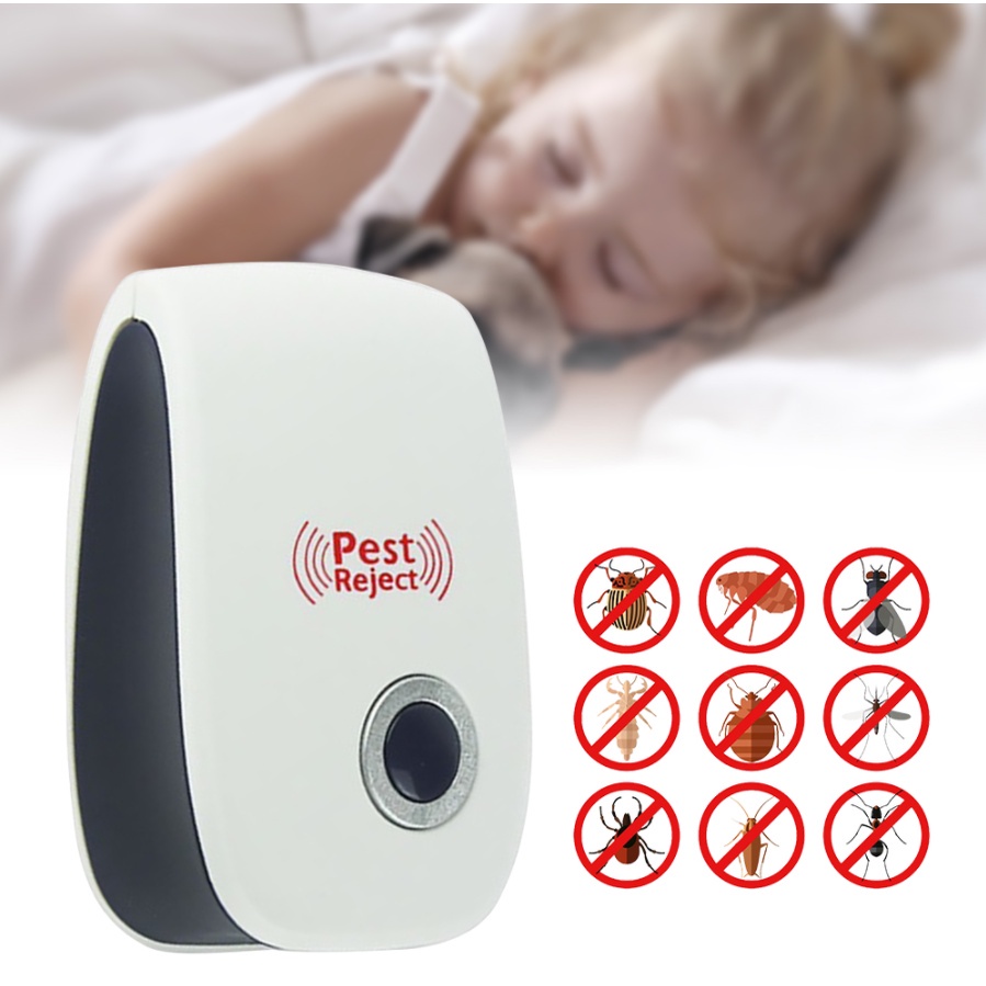 Mới Thiết Bị Diệt Muỗi Bằng Sóng Siêu Âm Tiện Dụng Cho Gia Đình