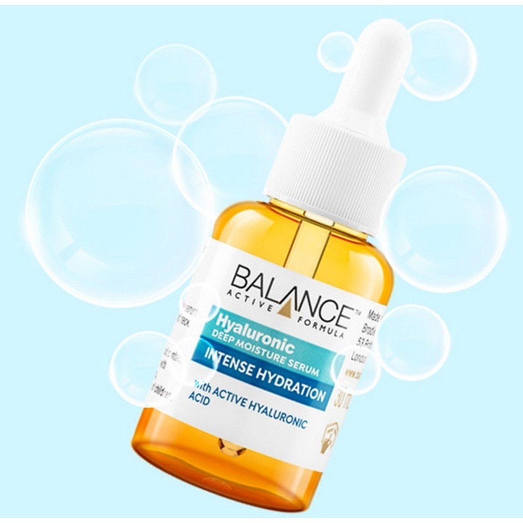 Serum cấp nước dưỡng ẩm Balance Hyaluronic Deep Moisture 30ml, hàng chính hãng - có tẹm phụ