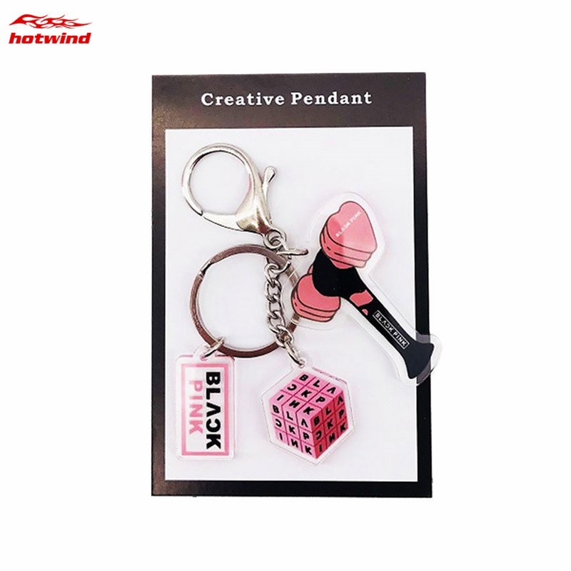 Móc khóa gắn mặt hình các thành viên nhóm nhạc KPOP BTS