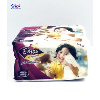 [BỊCH LỚN] KHĂN GIẤY VUÔNG EMOS 100 TỜ