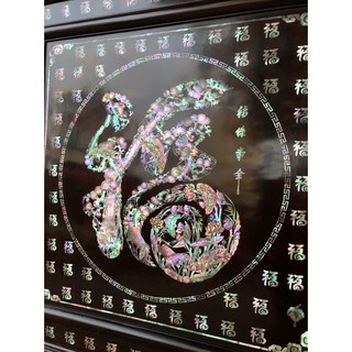 (tranh khảm gia truyền) Tranh bách phúc