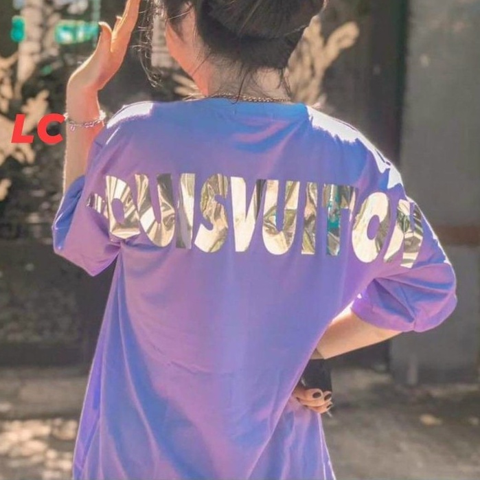 Áo thun, áo phông nam nữ Unisex họa tiết phản quang 7 màu in chữ LUISSVUITUOI