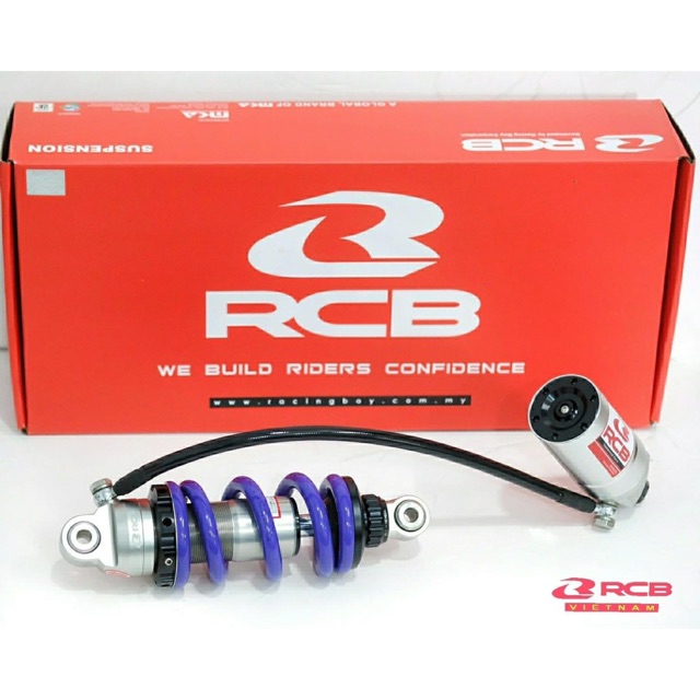 Phuộc sau RCB DB-2 line lò xo màu tím xe winner sonic raider satria fi exciter135 ex150 chính hãng RACING BOY