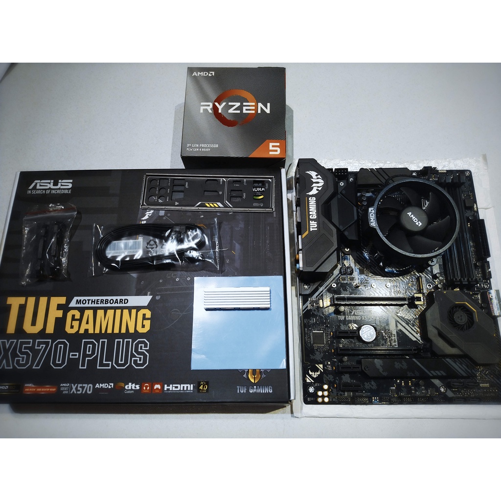 Combo Ryzen 5 3600 + Asus TUF Gaming x570 Plus