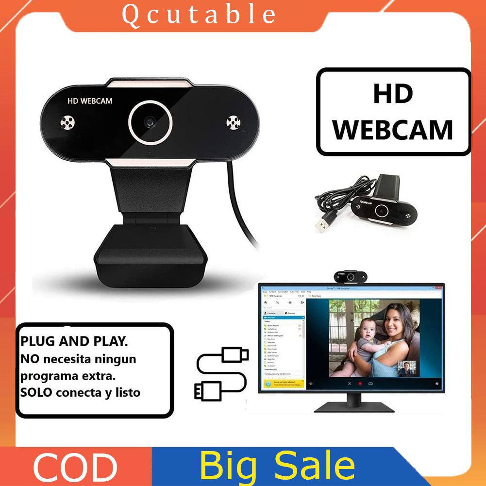 720P HD USB 2.0 Web Camera Live Video Online Microphone Computer PC Webcam