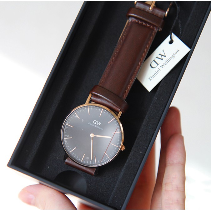 Đồng Hồ Nam Nữ Daniel Wellington Classic Bristol Rose Gold Black DW Chính Hãng - OtisWatch