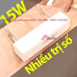 Điện Trở Sứ loại tốt 15W , nhiêu trị số