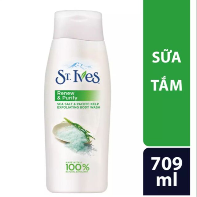 Sữa tắm ST.IVES Muối Biển 709ml