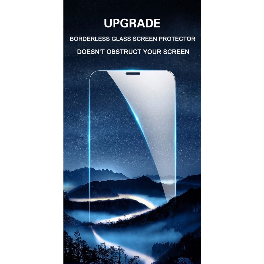 Bộ 3 gói kính cường lực bảo vệ toàn phần thích hợp cho iPhone 11 12 13 Pro Max X XR XS Max 7 8 6 6s Plus
